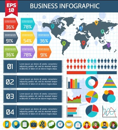Business infographic creative design99 Vectors graphic art designs in ...