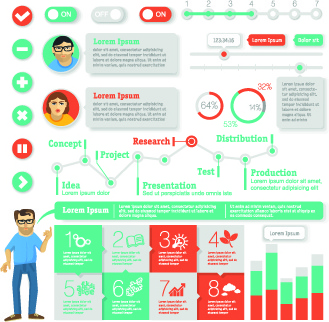 business infographic creative design 