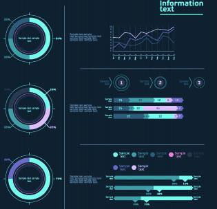 business infographics and chart vector 