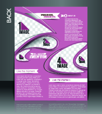 business style cover design elements vector 
