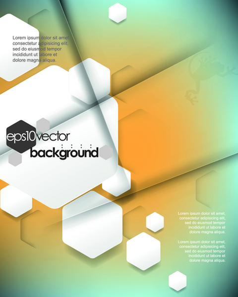 business style modern background vector set