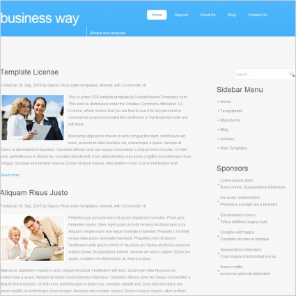 Business Way Template
