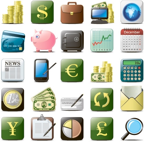 business website icons 01 vector