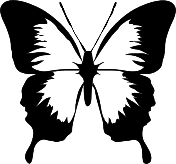 Download Butterfly clip art Free vector in Open office drawing svg ...