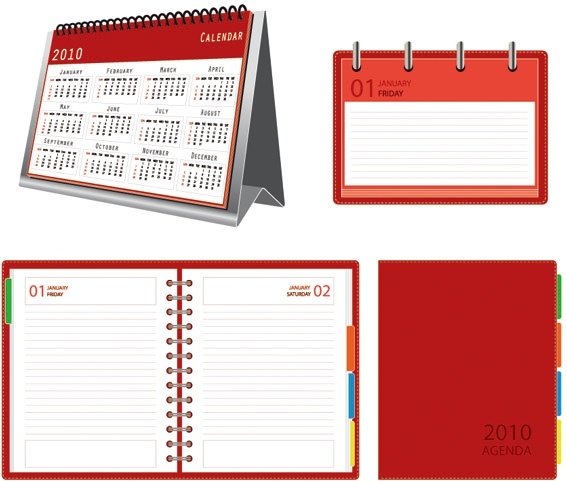 calendar notepad vector