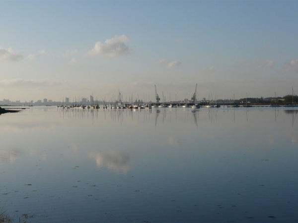 calm portsmouth harbour