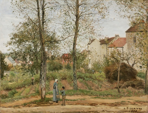 camille pissaro painting oil on canvas