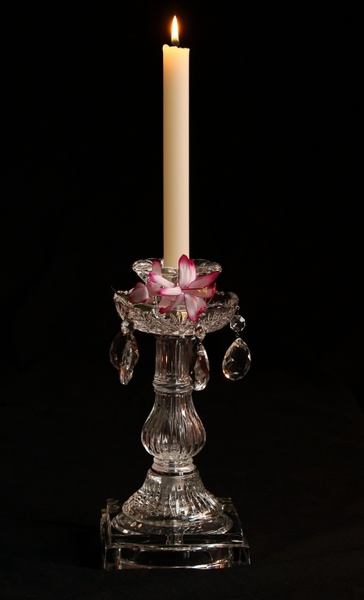 candlestick crystal prism
