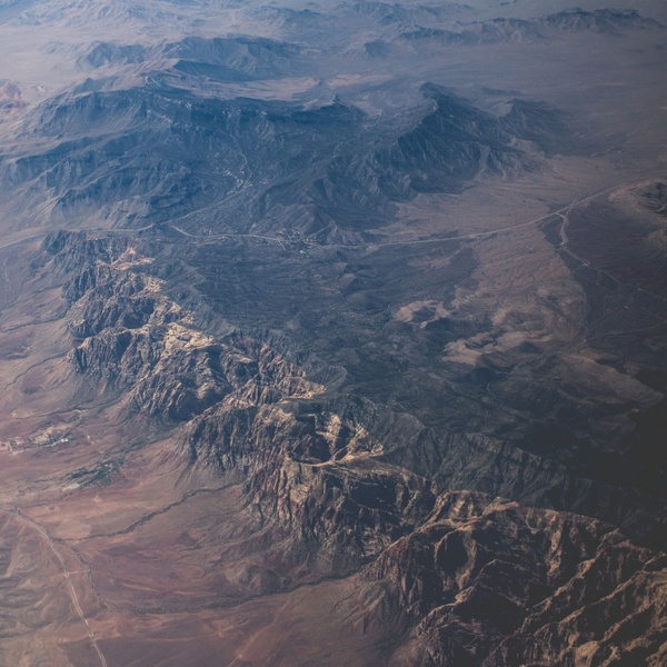 canyon daytime desert disaster fog geology hill