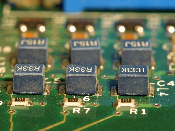 capacitors electronics board