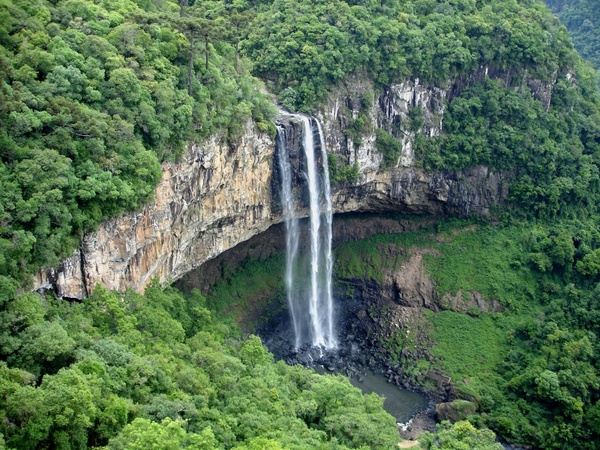 caracol waterfall brazil