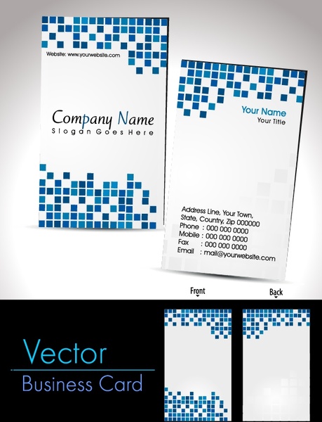 card vector business card business card templates box