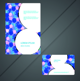 cards and brochure design elements vector