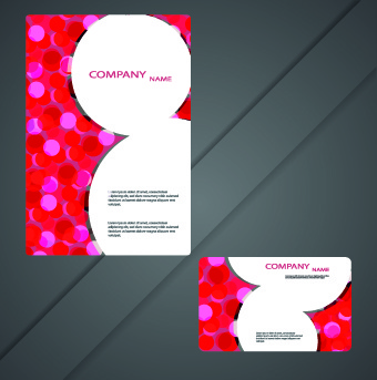 cards and brochure design elements vector