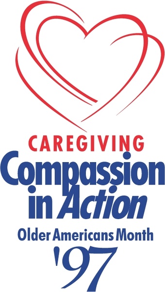Caregiving compassion in action Vectors graphic art designs in editable ...