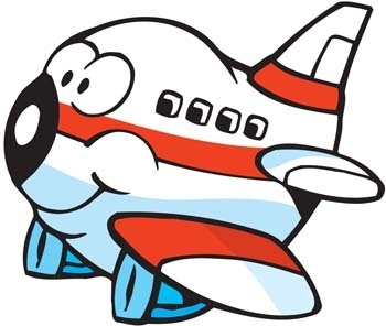 Cartoon Commercial Flight 