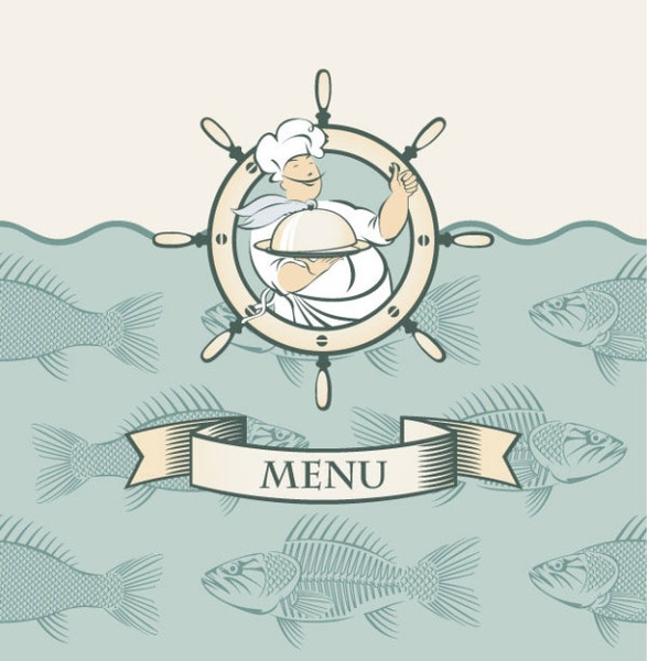 cartoon menus 03 vector 