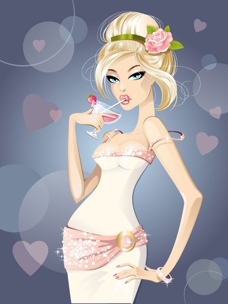 cartoon sexy 02 vector