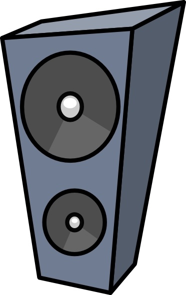 Cartoon Speaker clip art Vectors graphic art designs in editable .ai