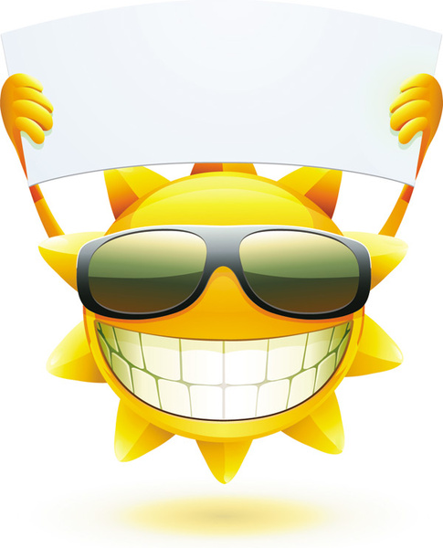 Cartoon Sun Smile Face Vector Design Vectors Graphic Art Designs In