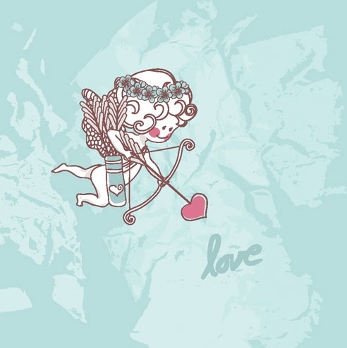 cartoon valentine illustrator 03 vector