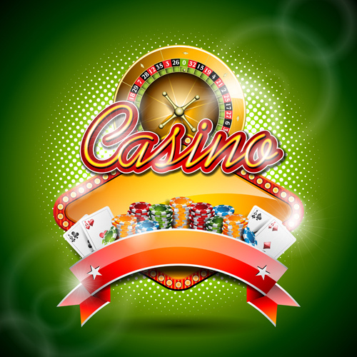 casino backgrounds vector