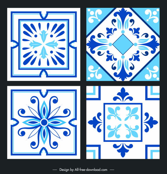 ceramic tile design elements elegant classical symmetry