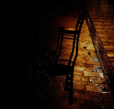 chair at night