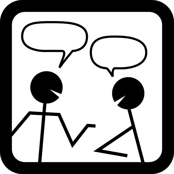 Chat Icon clip art 