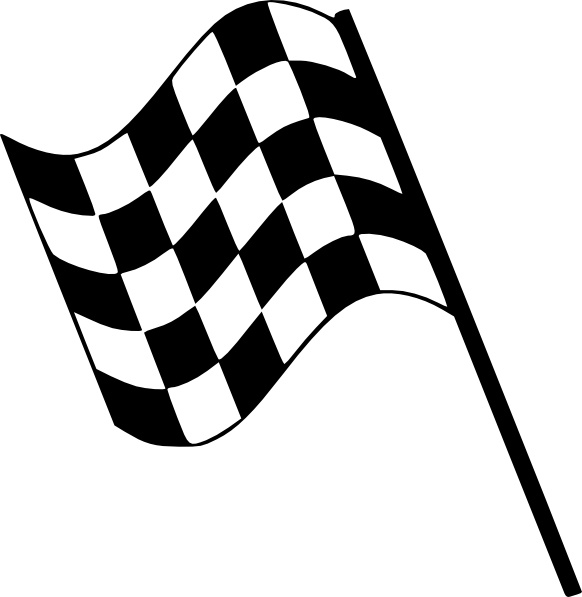 Checkered Flag clip art Free vector in Open office drawing svg ( .svg ...