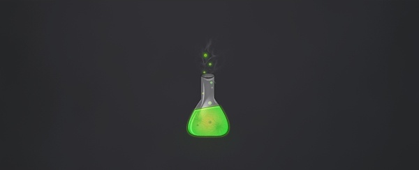 Chemical Flask Icon 