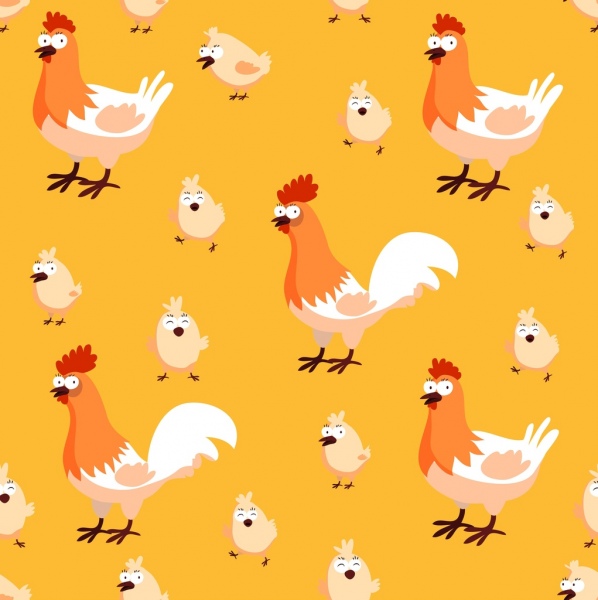 Cute Cartoon Chicken Clip Art