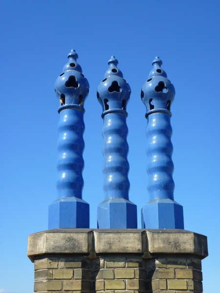 chimney zsolnay blue-sky