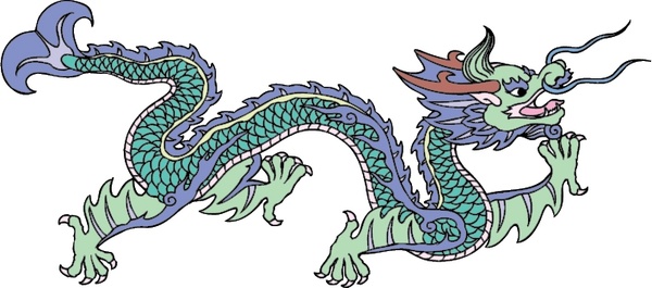 Chinese classical dragon vector Vectors graphic art designs in editable