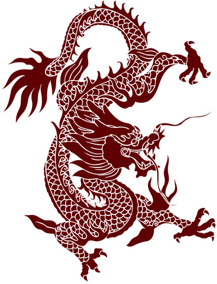 chinese dragon creative vector