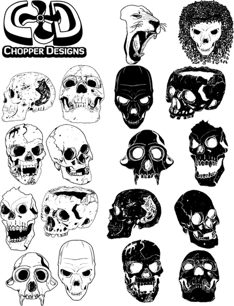 ChopperDesigns Skull Set