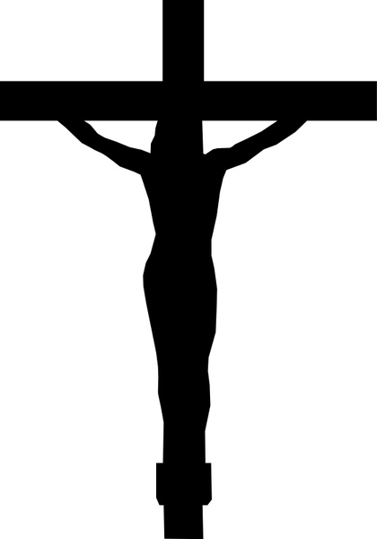 Christ On The Cross Free Vector In Open Office Drawing Svg Svg
