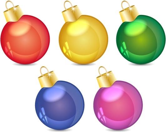 Christmas balls Vectors graphic art designs in editable .ai .eps .svg ...