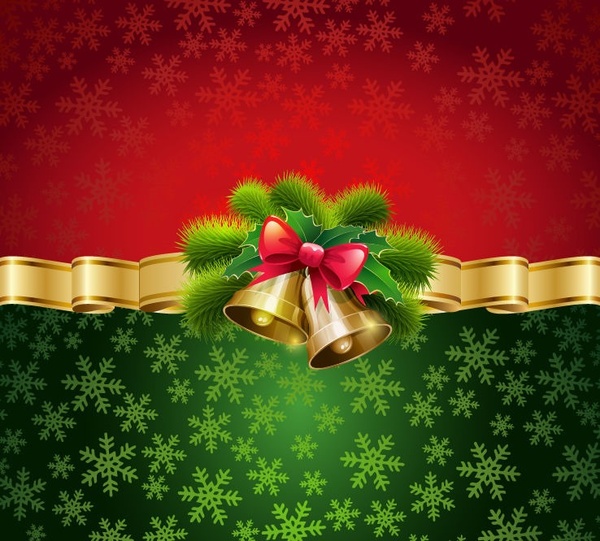 christmas card background vector illustration