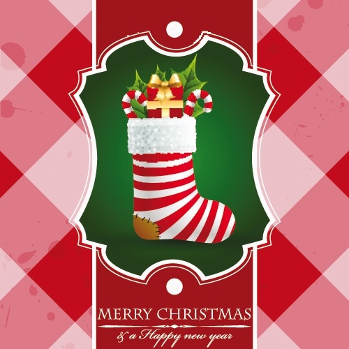christmas christmas christmas stockings vector