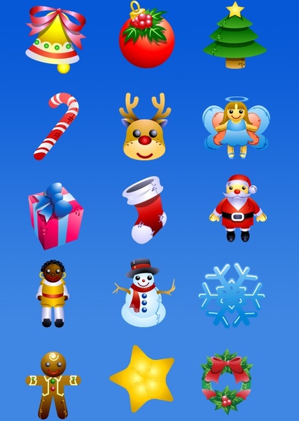Christmas Dolls Icons icons pack