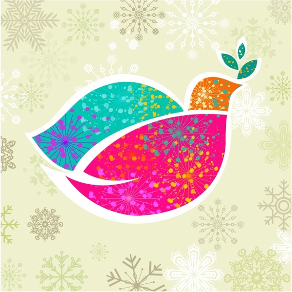 Christmas dove of peace