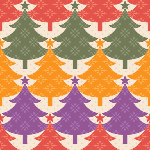 christmas patterns vector set