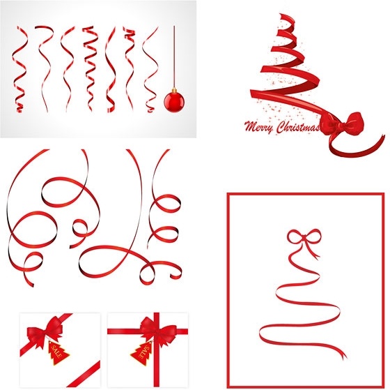 Download Christmas Ribbon Vector Free Vector In Encapsulated Postscript Eps Eps Vector Illustration Graphic Art Design Format Format For Free Download 1 48mb SVG Cut Files