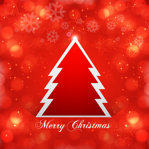 christmas tree bright colorful vector background