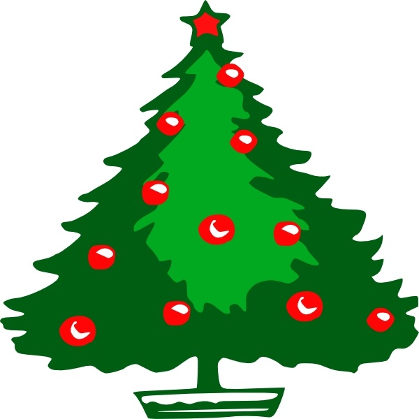 Christmas Tree clip art Free vector in Open office drawing svg ( .svg ...