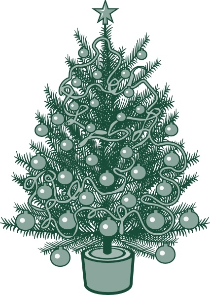 Download Christmas Tree clip art Free vector in Open office drawing ...