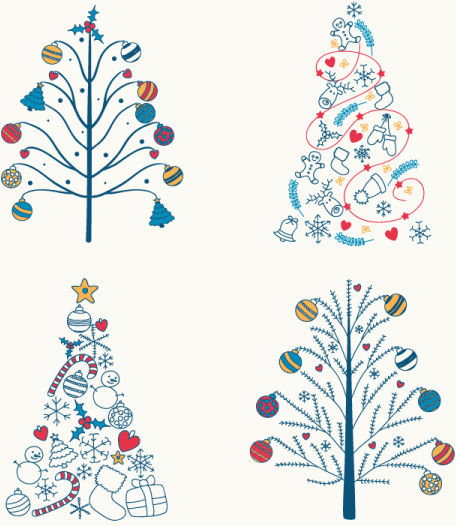 christmas tree cute design 