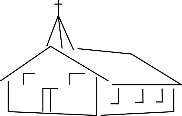 Church Building 01 clip art