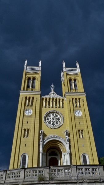 church sky overcast 